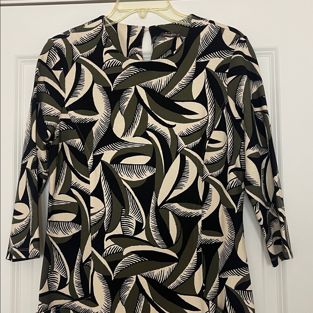 J. McLaughlin Catalyst Ponte Knit Dress Pockets New Medium - Picture 4 of 11